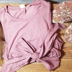 GAP | Dusty Rose Ballerina Tie-Dress